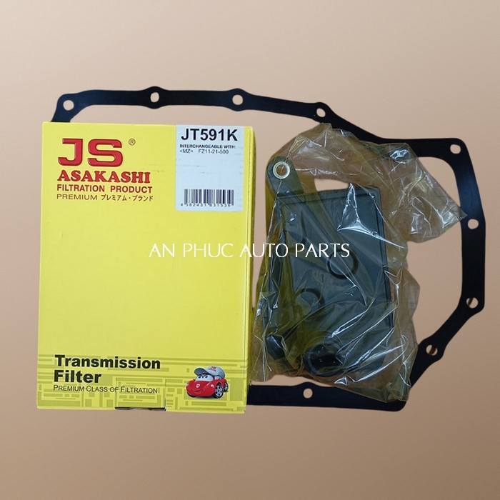 Lọc nhớt hộp số cao cấp Mazda 2, Mazda 3, Mazda CX-3...hiệu JS Asakashi Nhật JT591K |FZ11-21-500