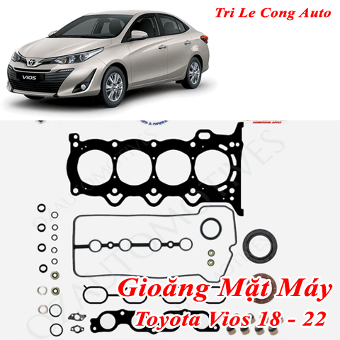 Vios 18-22 bộ ron máy đại tu Toyota 2019 2020 2021 động cơ xăng 1.5 ncp42 2nr fe 1nz gioăng nắp cò m