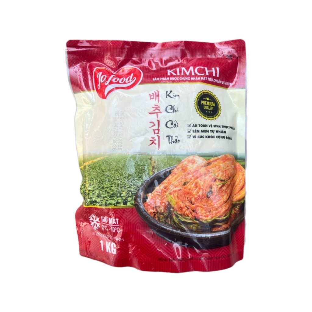KIM CHI CẢI THẢO JOFOOD GÓI 1KG