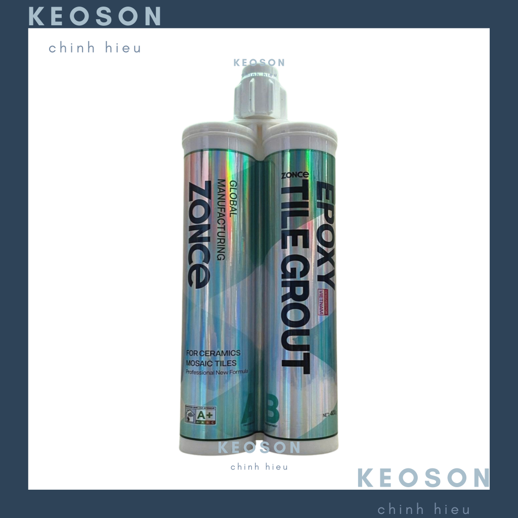 [Zonce] Keo chà ron epoxy-keo chà ron 2 thành phần màu trắng