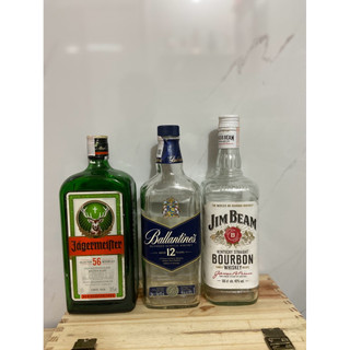 combo 3 vỏ chai rượu ngoại