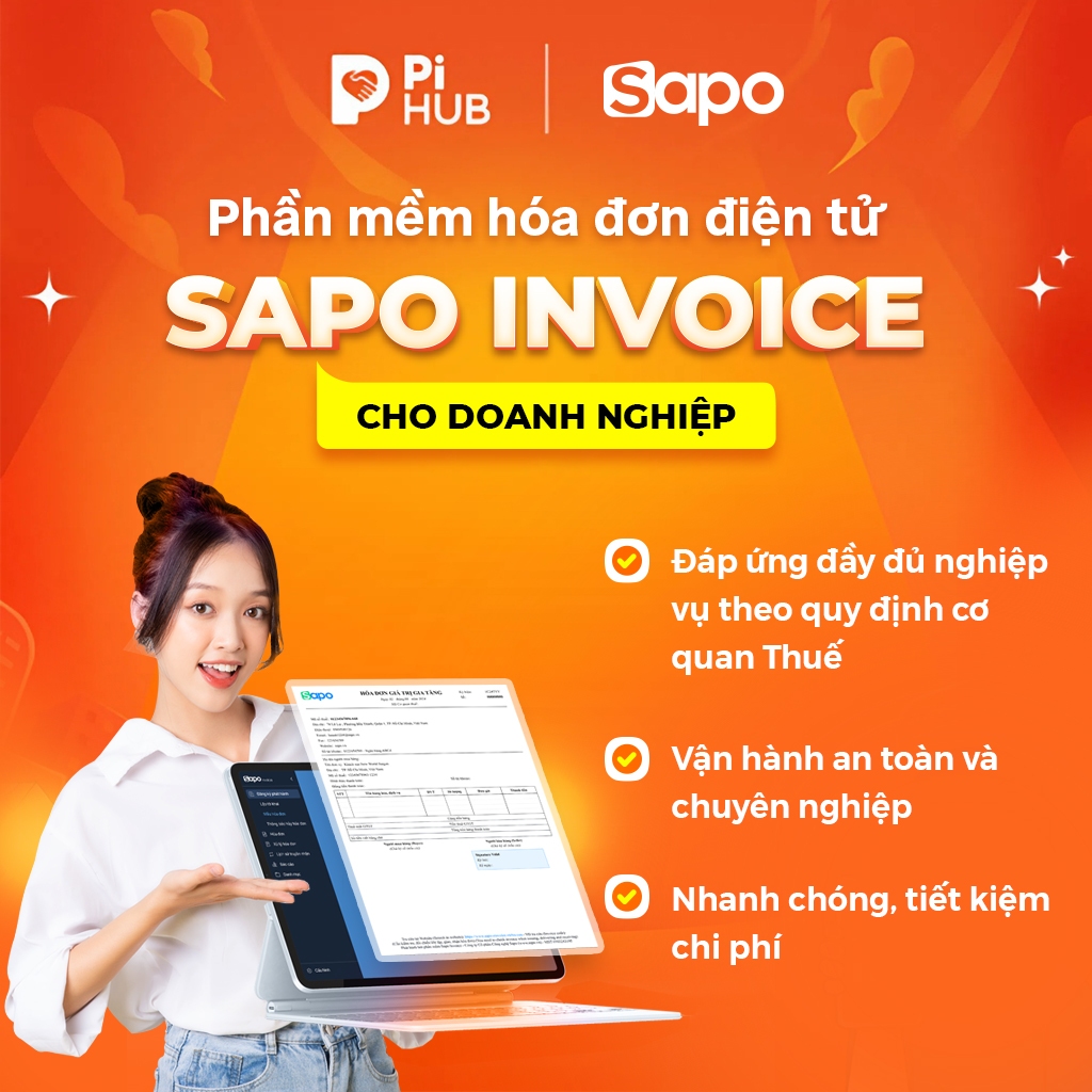 Phần mềm hoá đơn điện tử Sapo Invoice cho doanh nghiệp