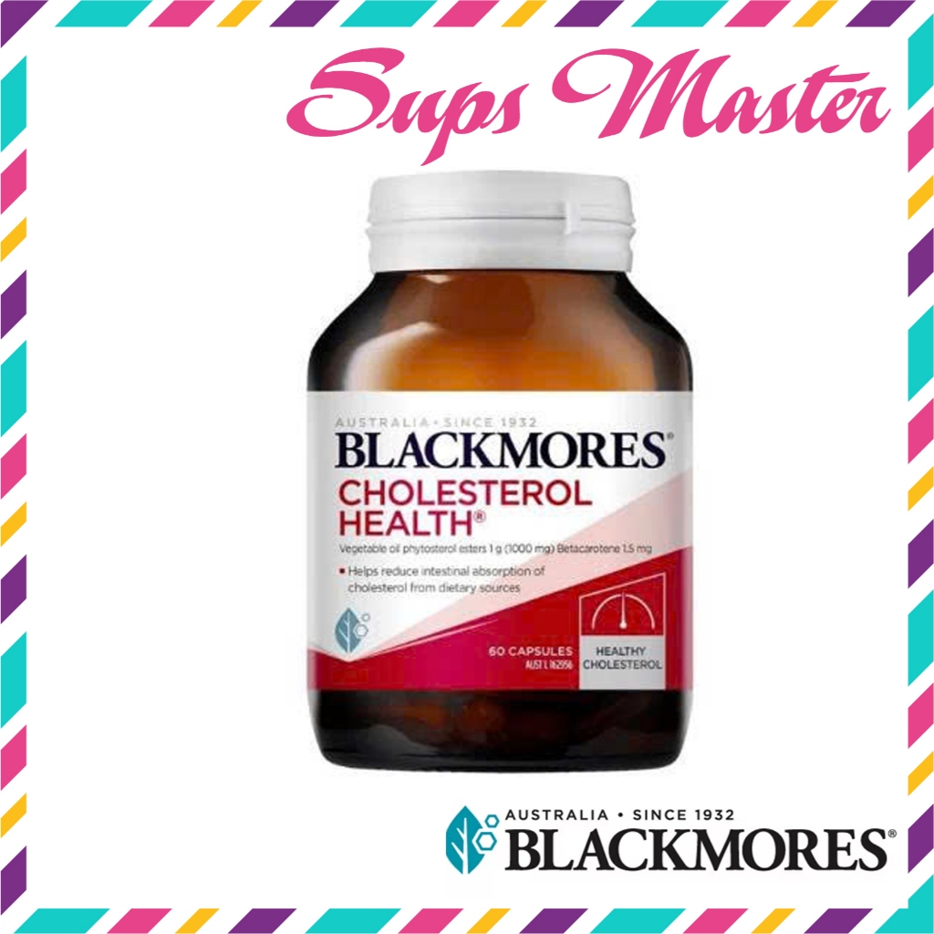 Blackmores Cholesterol Health 60 Viên – Hỗ Trợ Giảm Cholesterol, Bảo Vệ Tim Mạch