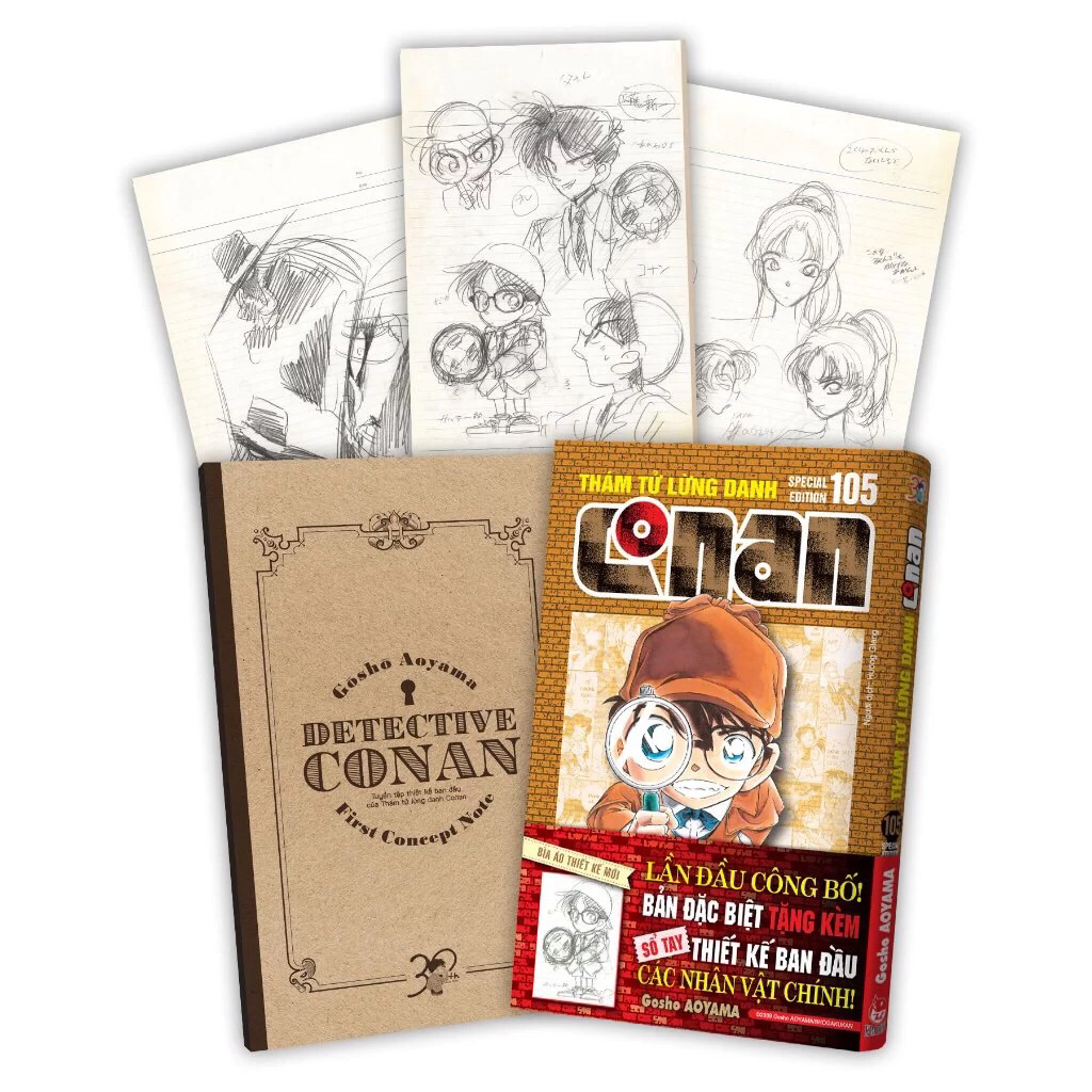 [Hàng có sẵn] Sổ Tay - Conan 105 bản đặc biệt kèm quà