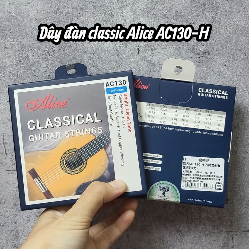 Dây đàn guitar classic Alice AC130 chính hãng