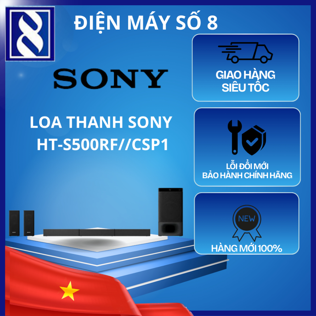 Điện Máy Số 8 | HT-S500RF//CSP1 | Loa thanh Sony HT-S500RF//CSP1 - Chính Hãng