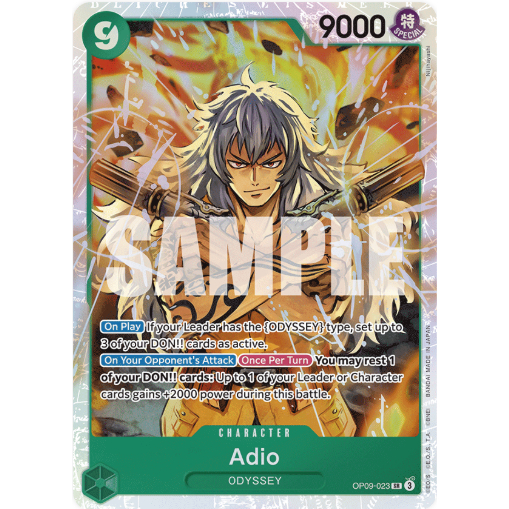 [Thẻ bài OnePiece] OP09-023 | SR | CHARACTER Adio
