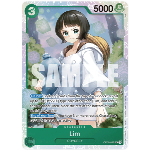 [Thẻ bài OnePiece] OP09-037 | SP CARD | CHARACTER Lim