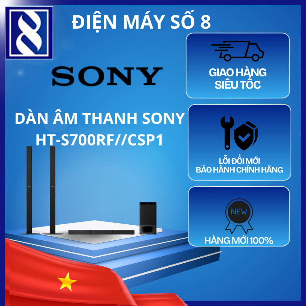 Điện Máy Số 8 | HT-S700RF//CSP1 | Dàn Âm Thanh Sony HT-S700RF//CSP1 - Chính Hãng