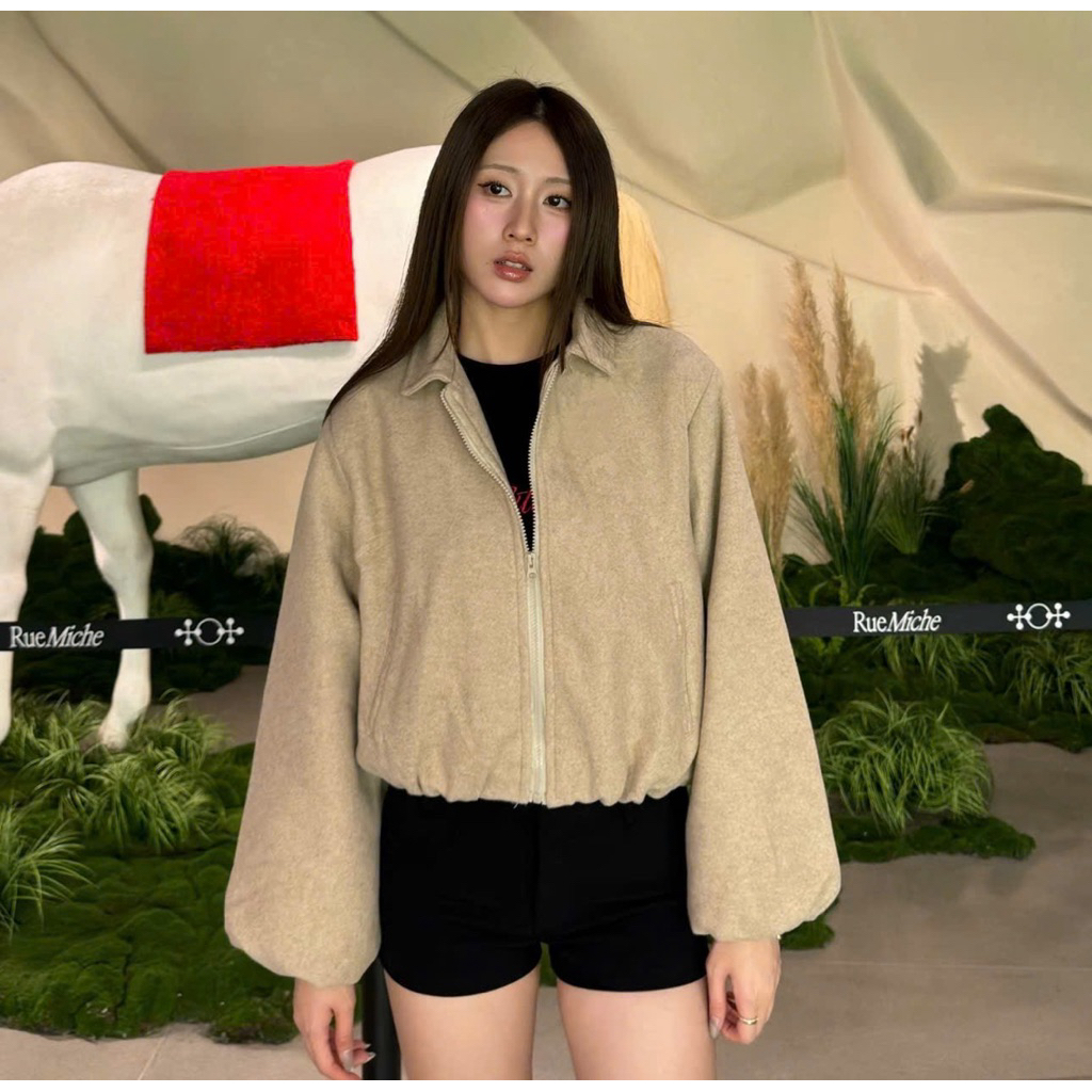 Pass [thanh lý] Áo khoác Dạ ép Kimee House (ảnh thật_Đọc kỹ mô tả)