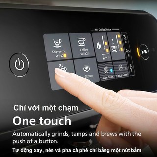 Máy pha cà phê tự động thương hiệu Hà Lan cao cấp Philips - EP1221/69. Công suất 1400W