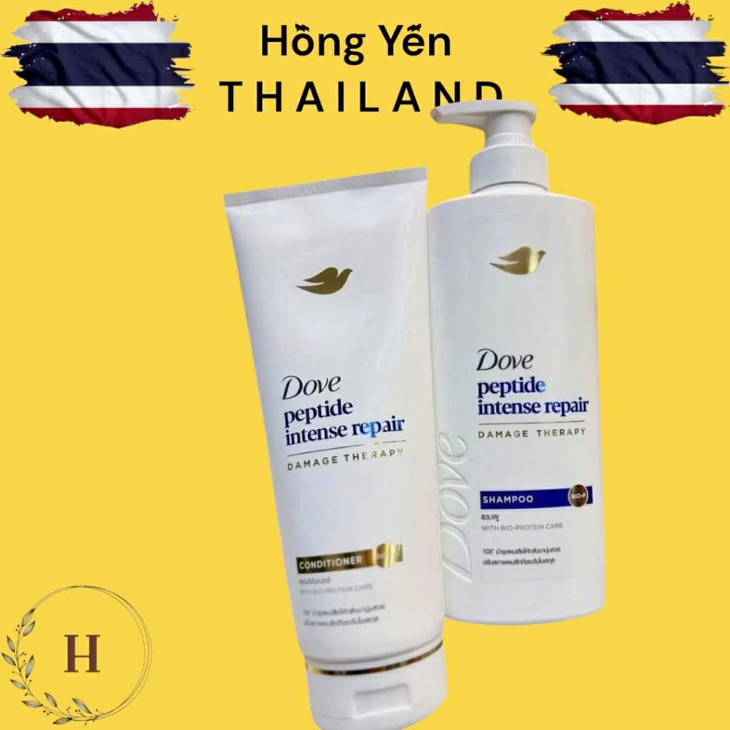[NEW] Dầu gội xả Dove vegan collagen và Biotin  380ml 1+1 Thái lan
