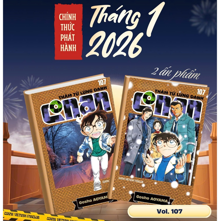 Truyện tranh - Thám tử lừng danh Conan Tập 107 - Kim Đồng