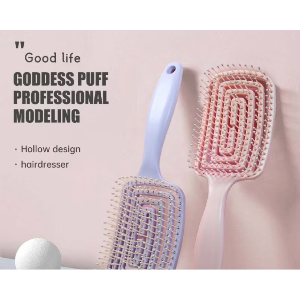 (Mẫu mới) Lược gỡ dối hiệu quả chải tóc masage da đầu tạo kiểu phồng chăm sóc tóc cho Nam Nữ