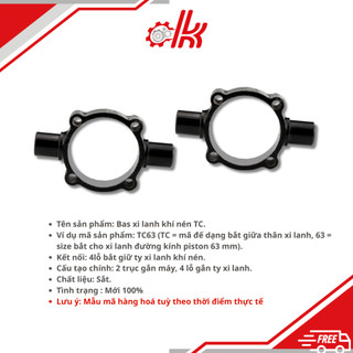 Đế TC lắc giữa xi lanh SC - đế gắn giữa xi lanh vuông - bát gắn xi lanh vuông sc32 40 50 63 80 100