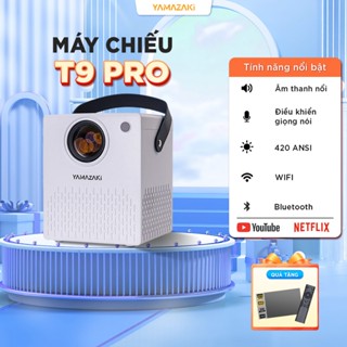 Máy chiếu T9 PRO YAMAZAKi nhỏ gọn kết nối wifi, bluetooth, HDMI đa chức năng xem phim, truyền hình