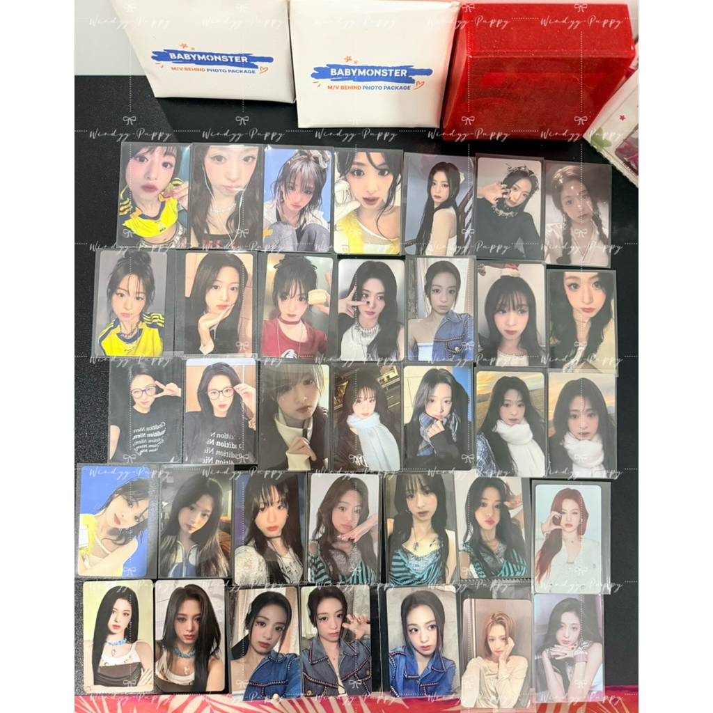 THẺ ẢNH AHYEON BABYMONSTER CHÍNH HÃNG ALL ĐỢT ALBUM CÓ SẴN