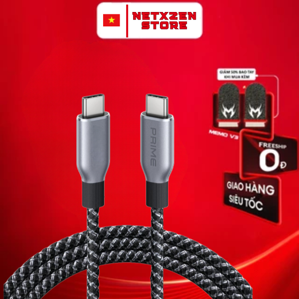 Cáp Dù Anker Prime C To C 240w Siêu Bền Với 300.000 Lần Uốn Cong A88E2 Chiều Dài 1.8m