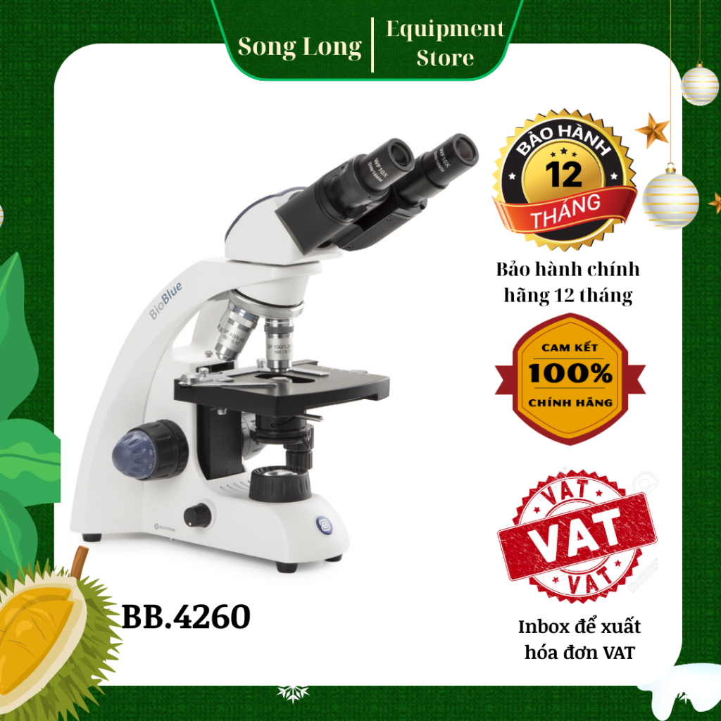 Kính hiển vi 2 mắt Bioblue BB.4260 Euromex - Hà Lan
