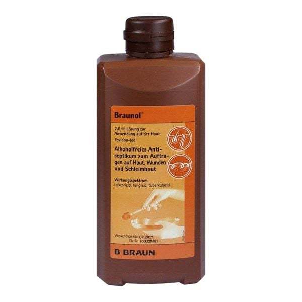 Dung dịch sát khuẩn da phẫu thuật Braunol 500ml