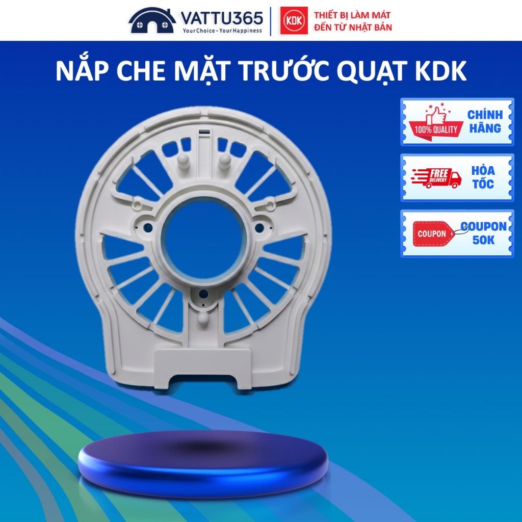 Nắp che mặt trước Motor quạt KDK M40K/ M40M/ A40A, hàng chính hãng, sản xuất tại Malaysia