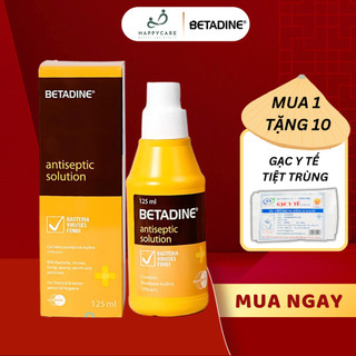 CHAI 125ML DUNG DỊCH SÁT KHUẨN BETADINE 10% date xa