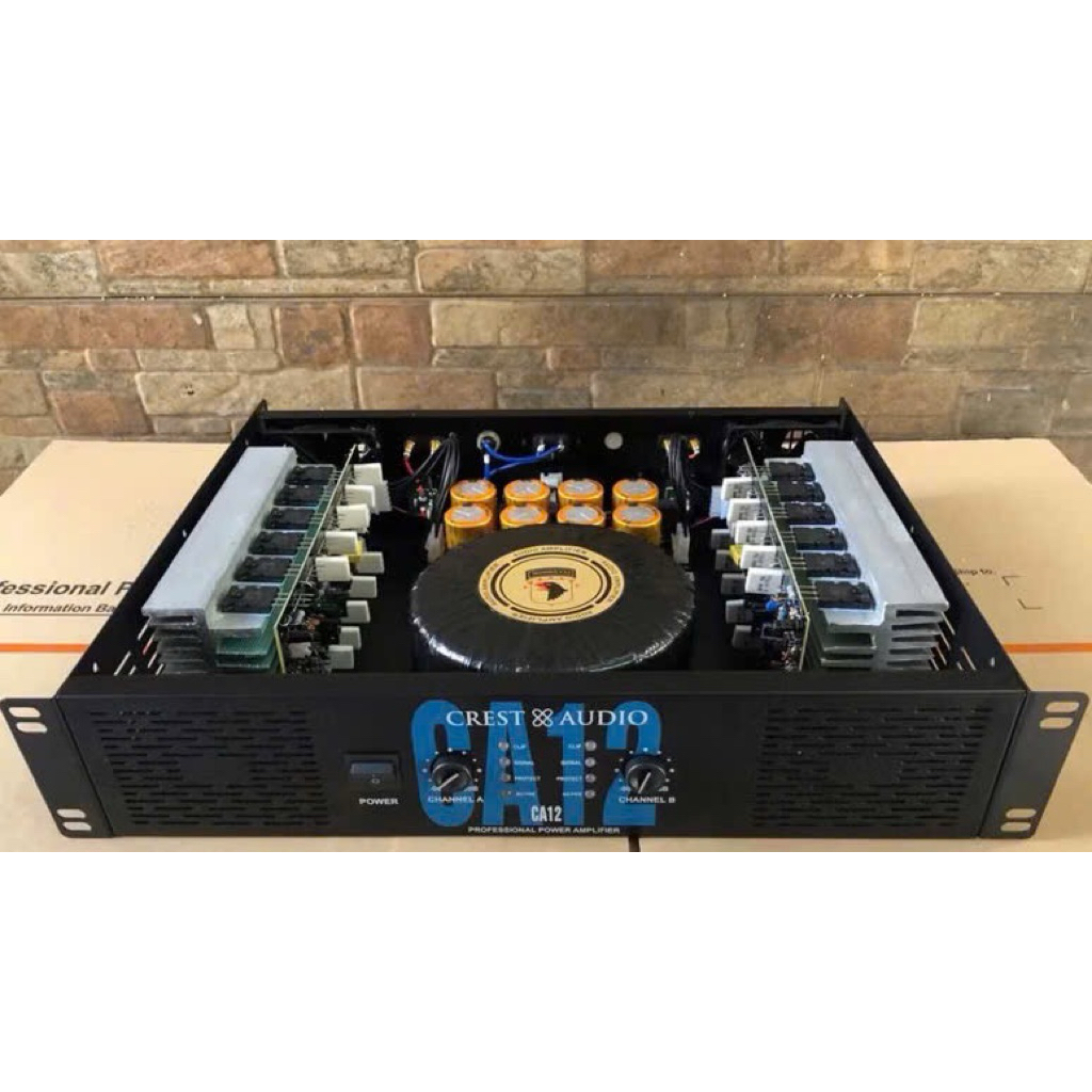 Cục Đẩy 2 Kênh Audio CA12. 24 Sò. 1400W