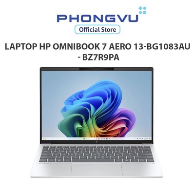 Laptop HP OmniBook 7 Aero 13-bg1083AU - BZ7R9PA (Ryzen AI 7 350/ 32GB/ 512GB/ Windows 11 + Office + Microsoft)