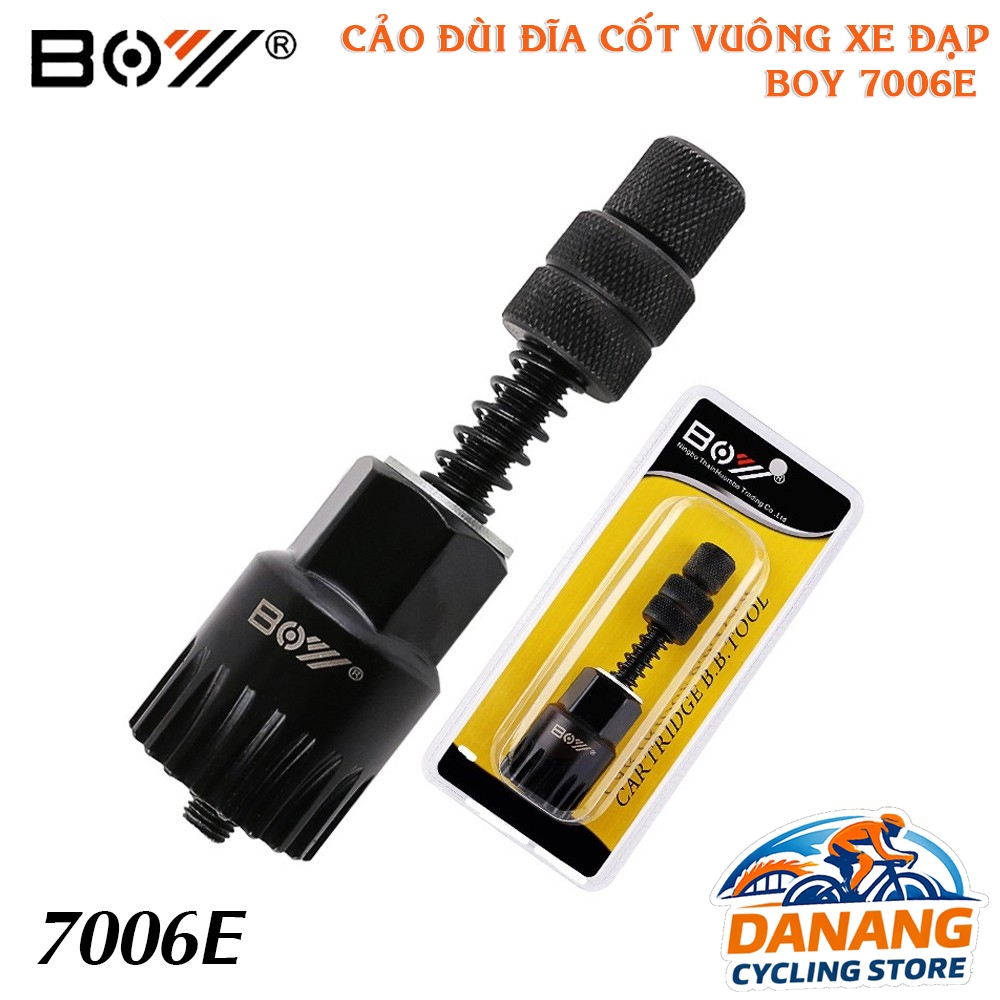 Cảo Tháo Mở Trục Giữa Cốt Vuông Cốt Bông Xe Đạp BOY 7006E – Có Chốt