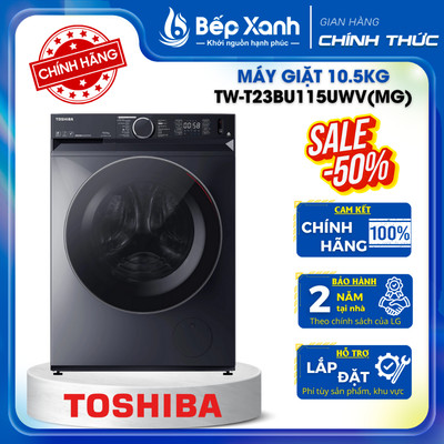 TW-T23BU115UWV(MG) - Máy giặt Toshiba Inverter 10.5 kg TW-T23BU115UWV(MG) - Chính hãng