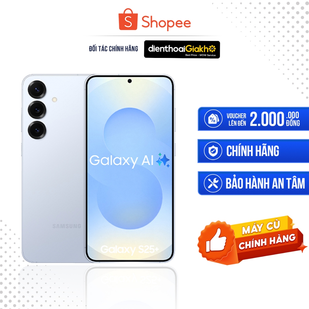 [Máy Cũ] Điện Thoại Samsung Galaxy S25 Plus (12GB/256GB) Chính Hãng, Bảo Hành 6 Tháng
