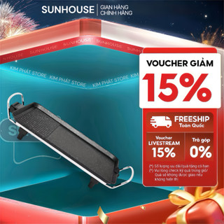 BẾP NƯỚNG ĐIỆN KHÔNG KHÓI SUNHOUSE SHD4607 - Bảo hành 12 tháng, Lỗi 1 đổi 1