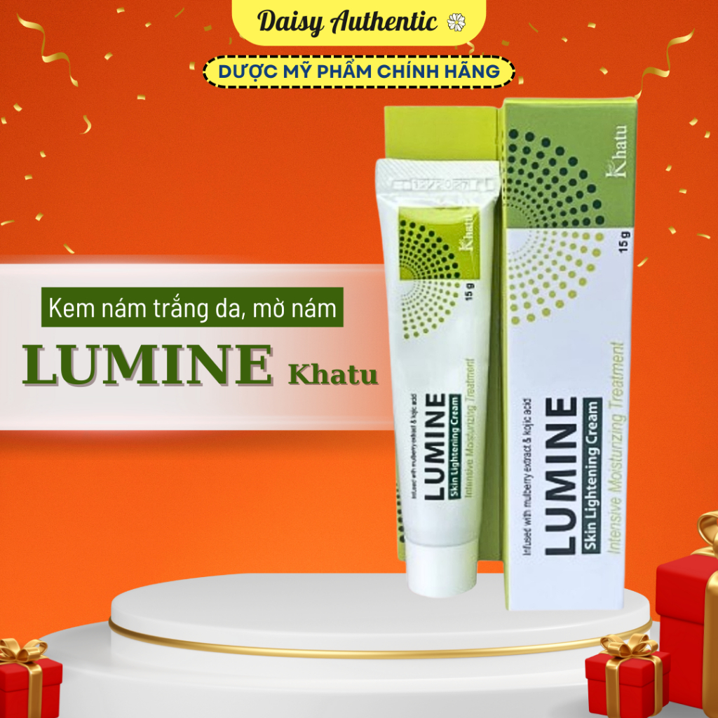 Kem dưỡng LUMINE Khatu Cream 15g Ấn Độ - Sáng da, mờ thâm, nám