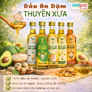 Dầu ăn dặm Thuyền Xưa cho bé từ 6 tháng+ không cholesterol