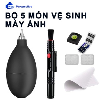 🔥Bộ 5 món vệ sinh máy ảnh New Perspective: Bút làm sạch + Bóng thổi bụi + Phụ kiện chăm sóc 🔥