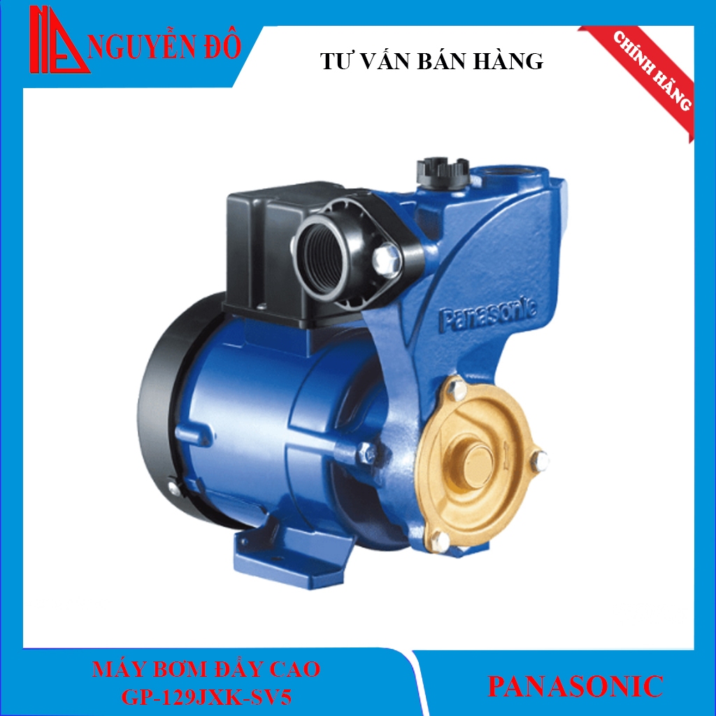 Máy bơm nước Panasonic, máy bơm đẩy cao GP-200JXK-SV5,độ cao hút đẩy tối đa 30m, công suất 200W, lưu
