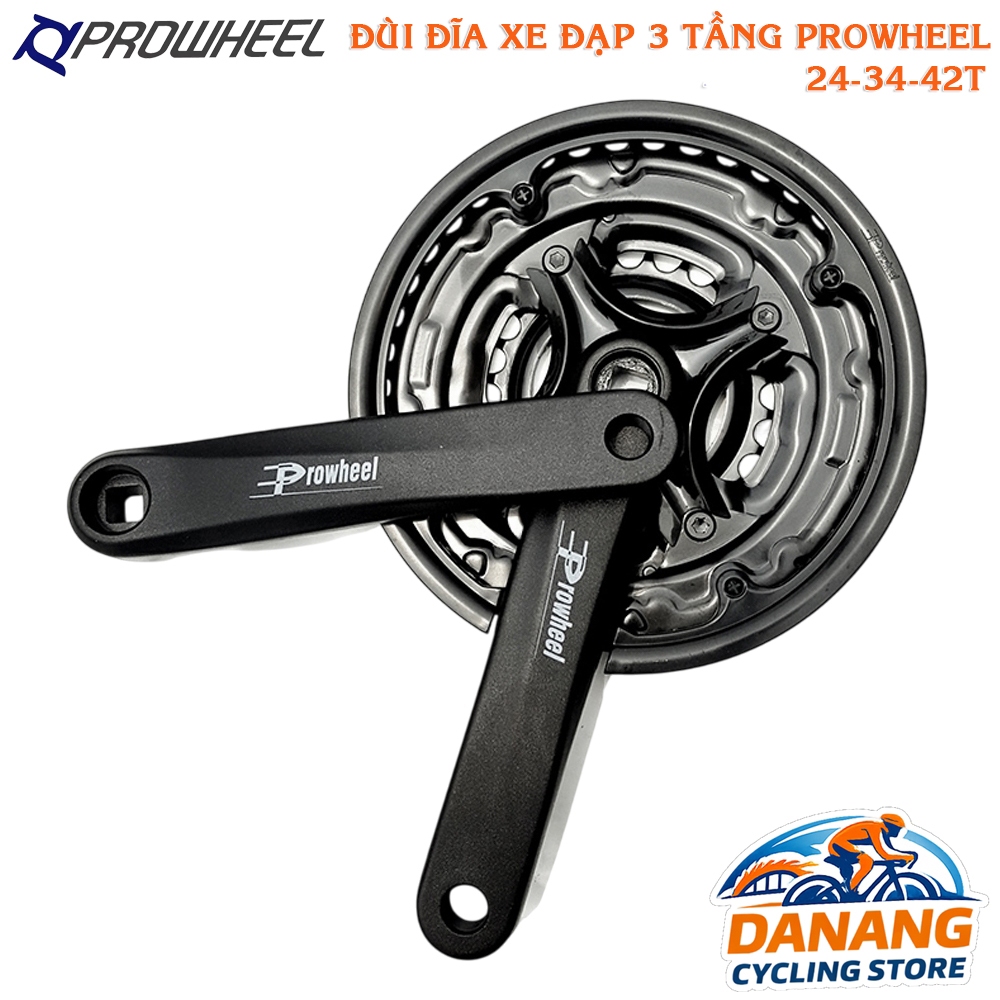 Giò Dĩa Xe Đạp Prowheel – 3 Tầng 24/34/42T