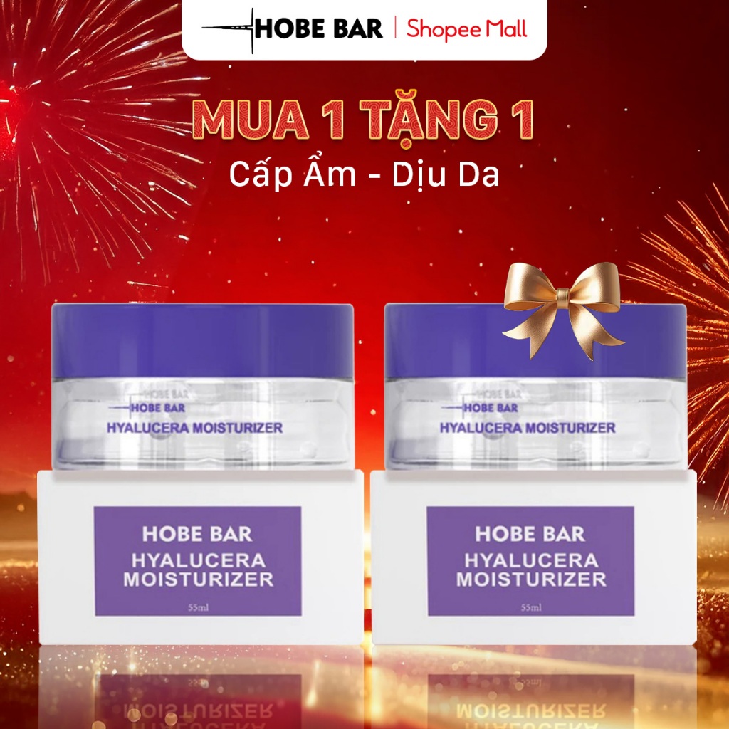 Kem Dưỡng Ẩm HOBEBAR Siêu Cấp Ẩm Dưỡng Sáng Hiệu Quả Làm Dịu Da và Phục Hồi Nâng Tone Dành Cho Mọi L