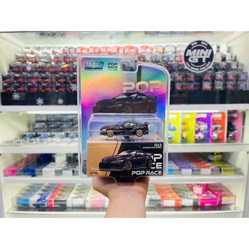 Mô hình xe Darwin PRO 66G NWB Supra (A90) Chase tỉ lệ 1:64 POPRACE x Enigma PRE013-C