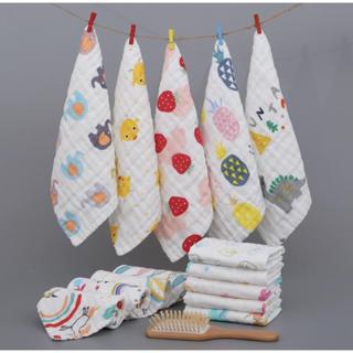 Set 02 Chiếc Khăn Mặt Xô 6 Lớp Rửa Mặt, Khăn lau mặt cho bé yêu