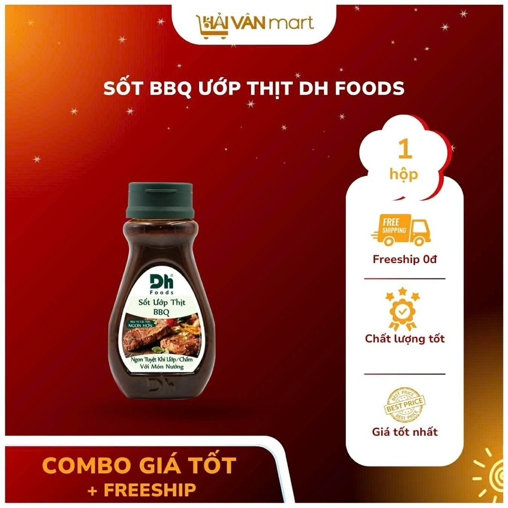 ( Combo) Sốt BBQ Ướp thịt DH FOOD 200g