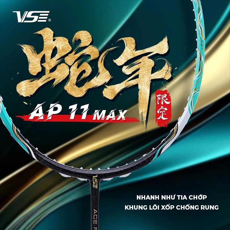 Vợt cầu lông VENSON VS AP11 Max phiên bản giới hạn năm rắn, lõi xốp chống rung