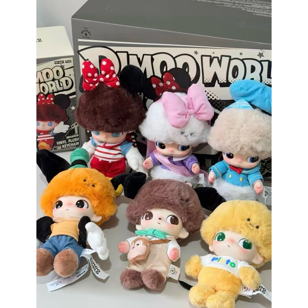 [Sẵn | Chính hãng]- Móc khóa gấu Dimoo - Mickey DIMOO WORLD × DISNEY