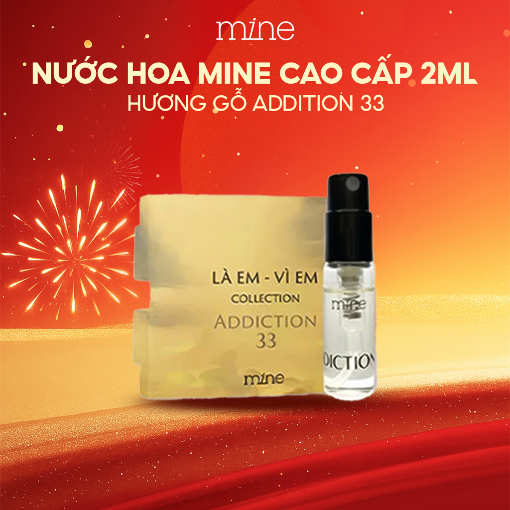 Nước hoa mine Addiction 33 Hương gỗ thư thái 2ml
