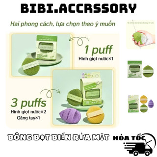 Bông Nở Rửa Mặt Bọt Biển Dai Mềm Mịn Amortals Miếng Rửa Mặt Bọt Biển Tái Sử Dụng Được Nhiều Lần Tiện Lợi C559