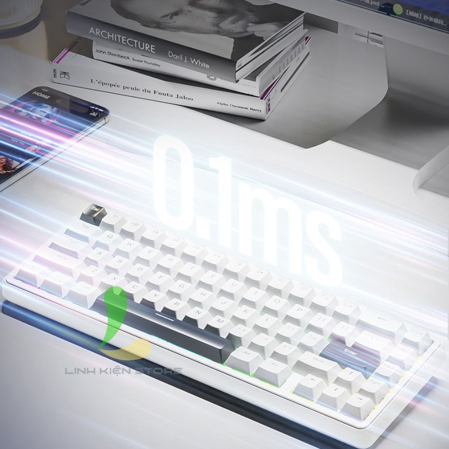 Bàn Phím HOSAN ATTACK SHARK X65 HE Có Dây 67 Phím Cơ RGB 16.8 Triệu Màu | BigBuy360 - bigbuy360.vn