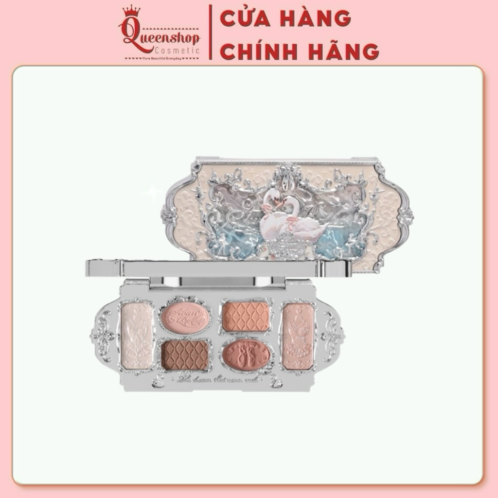 [FLOWER KNOWS] Bảng Phấn Mắt FLOWER KNOWS Nhũ Lì BST Little Angel, Swan Ballet, Strawberry