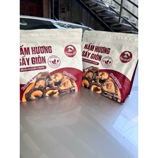 Combo 2 gói(1kg) nấm hương sấy giòn mẫu mới nhà MAT. 500gram/ gói