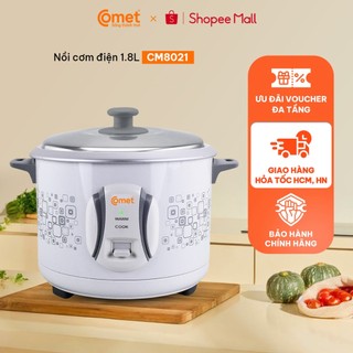 Nồi cơm điện nắp rời 1,8l comet - cm8021