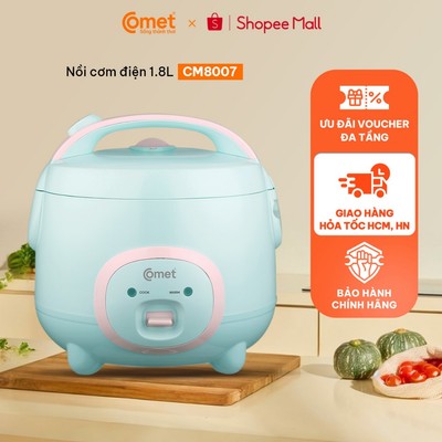 [KHO HCM, HN] Nồi cơm điện nắp gài 1,8L COMET - CM8007